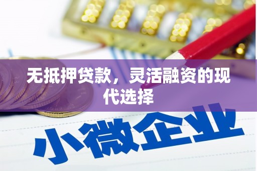 寻乌无抵押贷款，灵活融资的现代选择