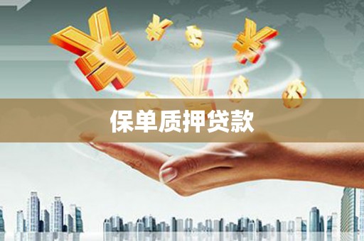 寻乌保单质押贷款